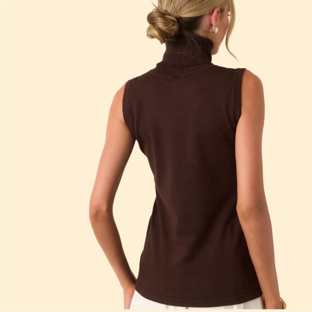 NWT BCBG MaxAzria Sleeveless Turtleneck Sweaters - Picture 3 of 9